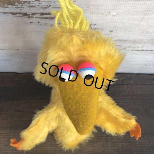画像6: Vintage Knickerbocker Sesame Street Big Bird Hand Puppet Doll (T406) (6)