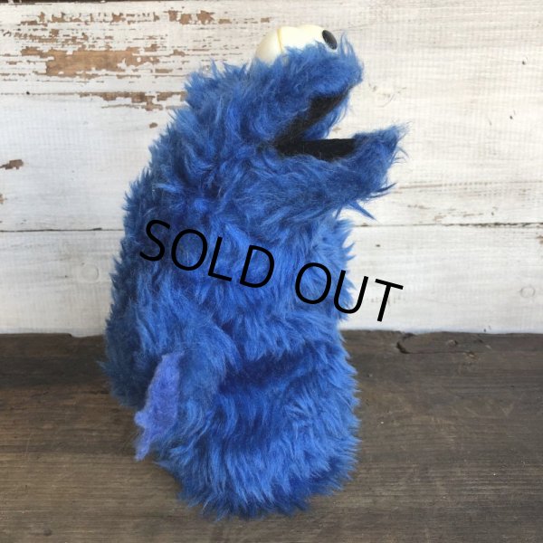 画像3: Vintage Knickerbocker Sesame Street Cookie Monster Hand Puppet Doll (T407) (3)