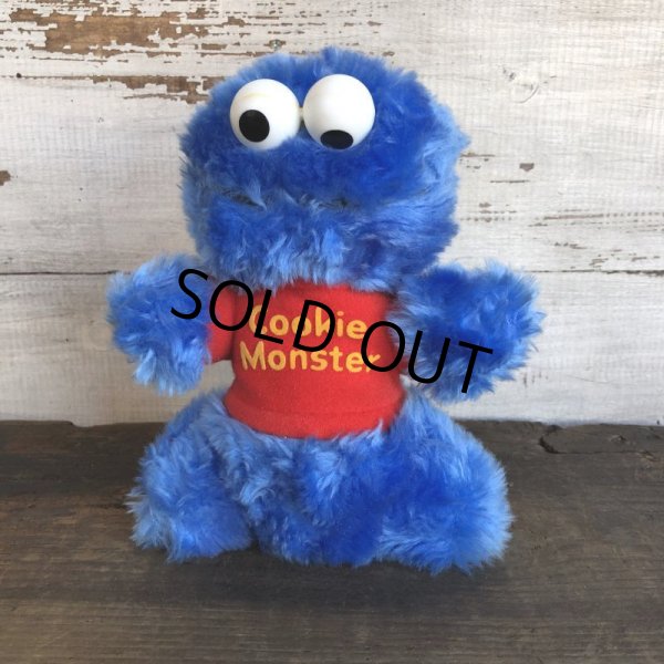 画像1: Vintage Hasbro Sesame Street Cookie Monster Mini Plush Doll (T404) (1)