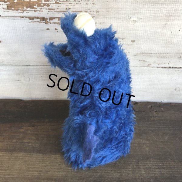 画像5: Vintage Knickerbocker Sesame Street Cookie Monster Hand Puppet Doll (T407) (5)