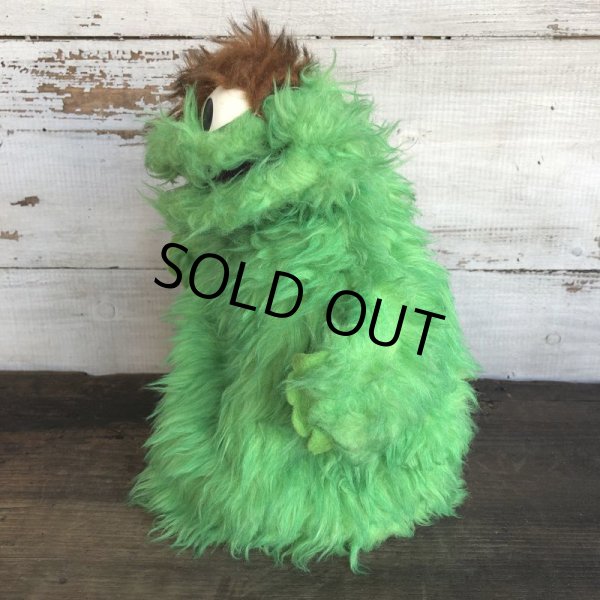 画像3: Vintage Knickerbocker Sesame Street Oscar Hand Puppet Doll (T408) (3)
