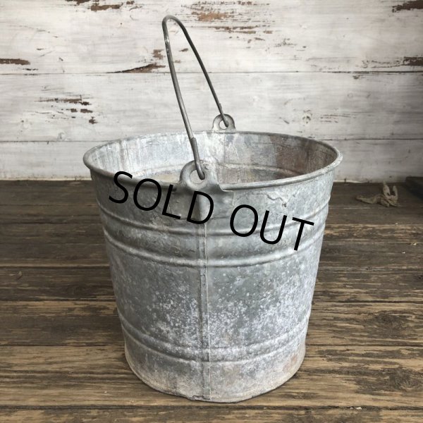 画像2: Vintage Metal Bucket (T404) (2)
