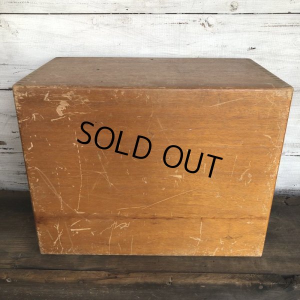 画像3: Vintage Wooden MACHINE PARTS CO Store Display Cabinet (T409) (3)