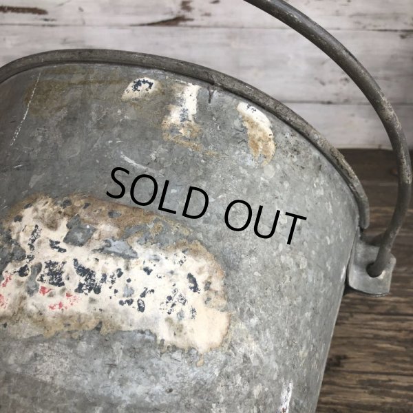 画像9: Vintage Metal Bucket (T405) (9)