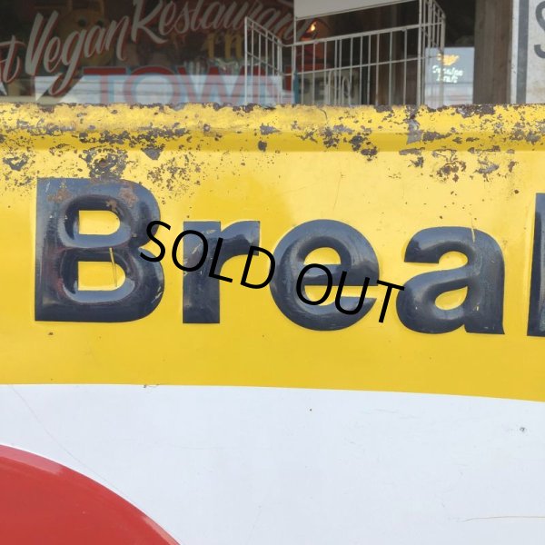 画像8: 60s Vintage Pepsi Cola A Pepsi Break Makes Sense! Embossed Metal Sign (T417) (8)