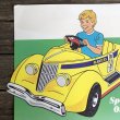 画像6: Vintage Planters Mr Peanut Store Display Poster Classic Pedal Car (T439) (6)