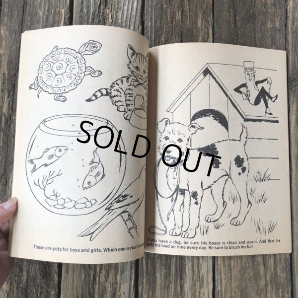 画像6: Vintage Planters Mr Peanut  AMERICA KEEP IT BEAUTIFUL Coloring Book (T431) (6)