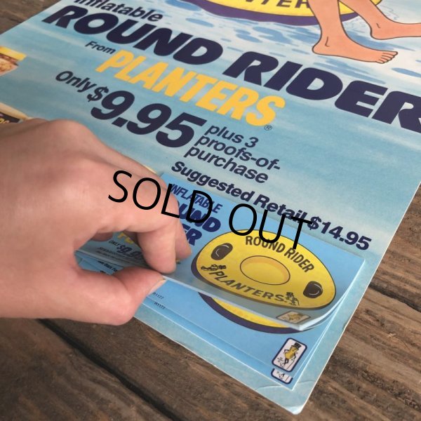 画像3: Vintage Planters Mr Peanut Store Display Poster Round Rider (T437) (3)