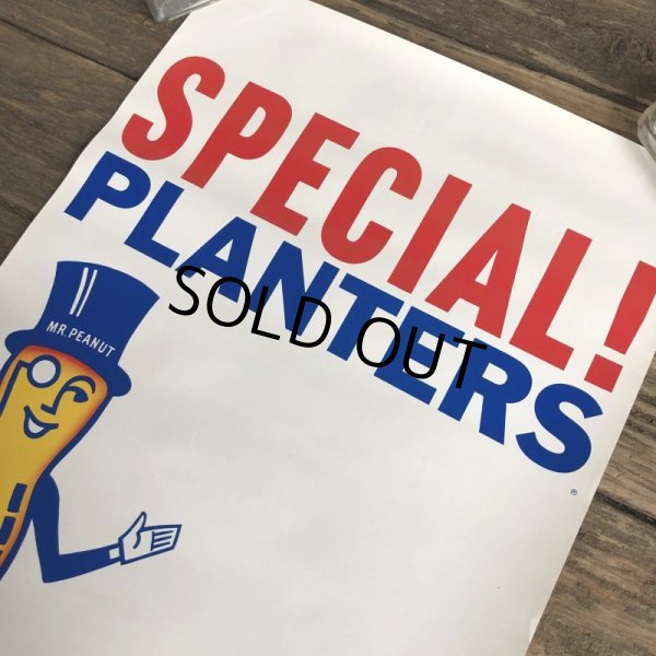 画像4: Vintage Planters Mr Peanut Store Display Poster (T440) (4)