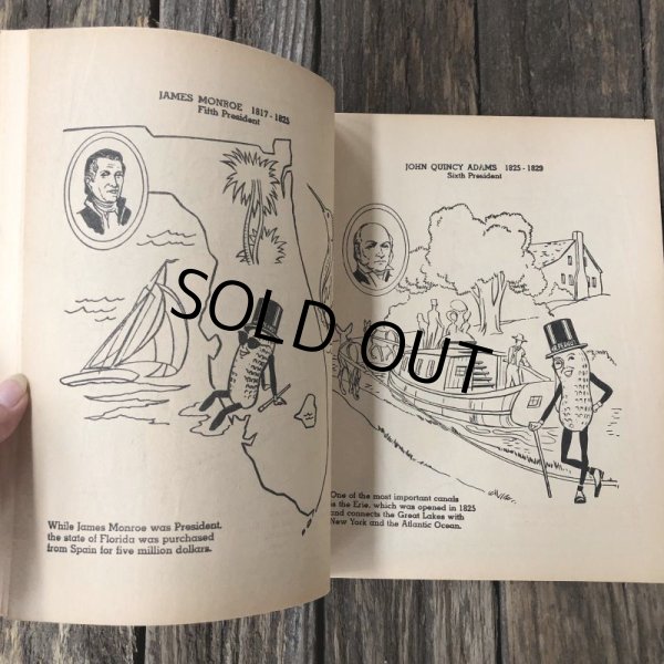 画像5: Vintage Planters Mr Peanut Presidents of the United States Coloring Book (T432) (5)