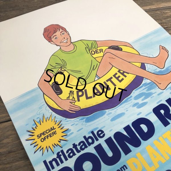 画像5: Vintage Planters Mr Peanut Store Display Poster Round Rider (T437) (5)