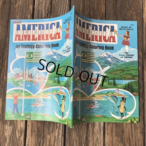 画像8: Vintage Planters Mr Peanut  AMERICA KEEP IT BEAUTIFUL Coloring Book (T431) (8)
