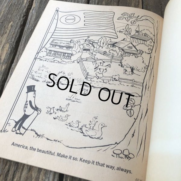 画像7: Vintage Planters Mr Peanut  AMERICA KEEP IT BEAUTIFUL Coloring Book (T431) (7)