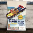 画像1: Vintage Planters Mr Peanut Store Display Poster Syper Sled (T436) (1)