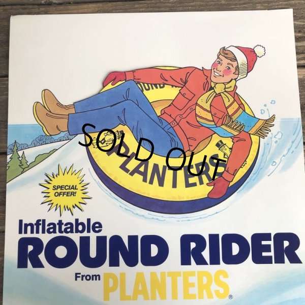画像6: Vintage Planters Mr Peanut Store Display Poster Round Rider (T438) (6)