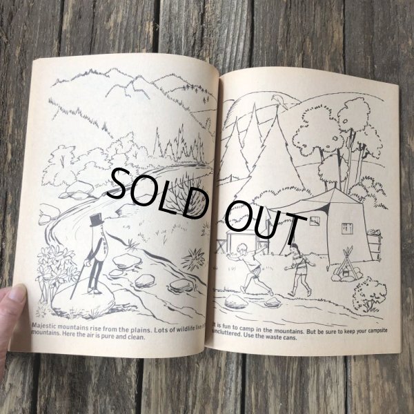 画像5: Vintage Planters Mr Peanut  AMERICA KEEP IT BEAUTIFUL Coloring Book (T431) (5)