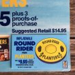 画像2: Vintage Planters Mr Peanut Store Display Poster Round Rider (T437) (2)