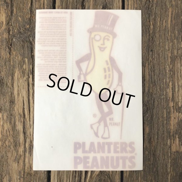 画像5: Vintage Planters Mr Peanut Transfer (T423) (5)
