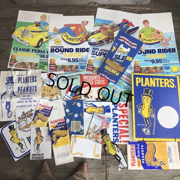 画像6: Vintage Planters Mr Peanut Store Display Poster (T440) (6)