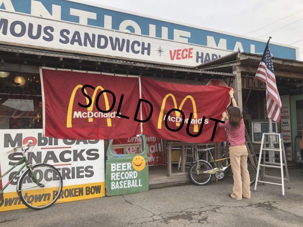 画像9: Vintage McDonalds Restaurant Sign Banner Flag #A (T441) (9)