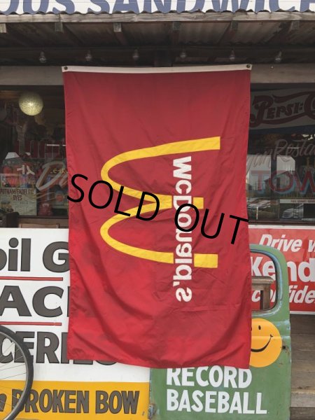 画像3: Vintage McDonalds Restaurant Sign Banner Flag #A (T441) (3)