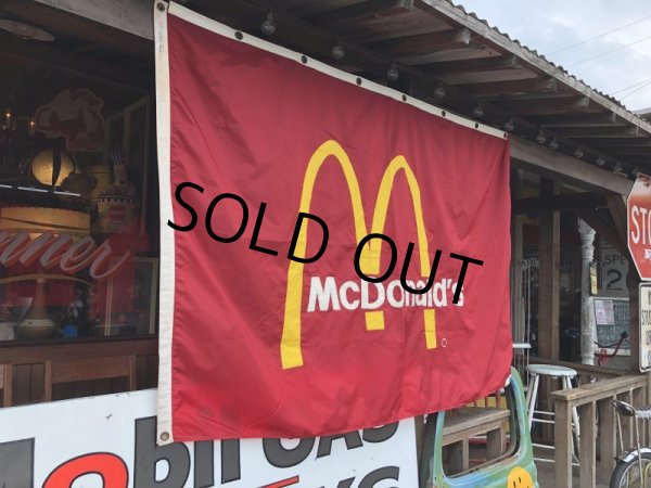 画像3: Vintage McDonalds Restaurant Sign Banner Flag #B (T443) (3)