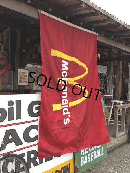 画像4: Vintage McDonalds Restaurant Sign Banner Flag #A (T441) (4)