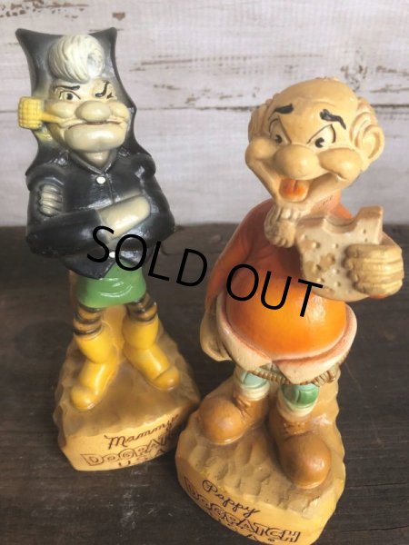 画像5: 60s Vintage Al Capp's Yokum family Mammy & Pappy Dogpatch Statue Set (T448) (5)