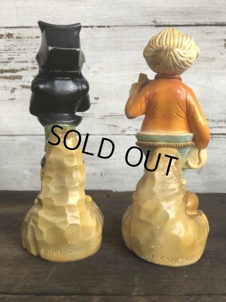 画像3: 60s Vintage Al Capp's Yokum family Mammy & Pappy Dogpatch Statue Set (T448) (3)