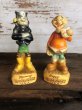 画像1: 60s Vintage Al Capp's Yokum family Mammy & Pappy Dogpatch Statue Set (T448) (1)