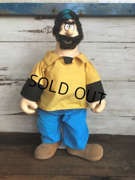 画像1: 80s Vintage Popeye Brutus  Doll 52cm by Presents (T445) (1)