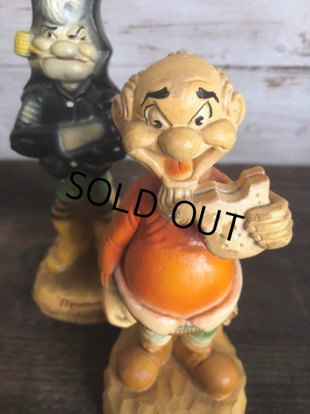画像7: 60s Vintage Al Capp's Yokum family Mammy & Pappy Dogpatch Statue Set (T448) (7)