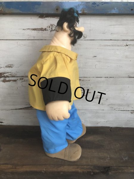 画像2: 80s Vintage Popeye Brutus  Doll 52cm by Presents (T445) (2)