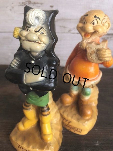 画像8: 60s Vintage Al Capp's Yokum family Mammy & Pappy Dogpatch Statue Set (T448) (8)