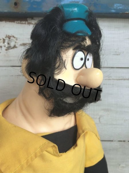 画像8: 80s Vintage Popeye Brutus  Doll 52cm by Presents (T445) (8)