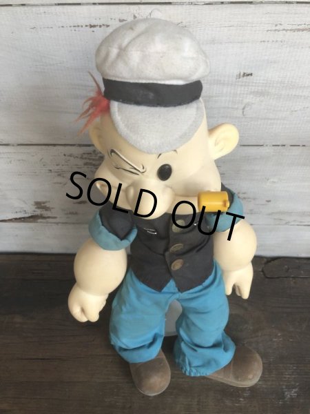 画像7: 80s Vintage Popeye Doll 47cm by Presents (T444) (7)