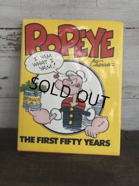 画像1: Vintage Popeye The First Fifty Years Book (T446) (1)