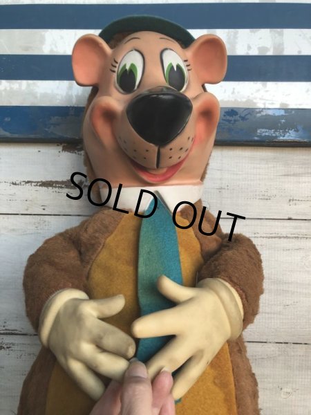 画像11: 50s Vintage Knickerbocker Yogi Bear BIG SIZE!! 66cm (T465) (11)