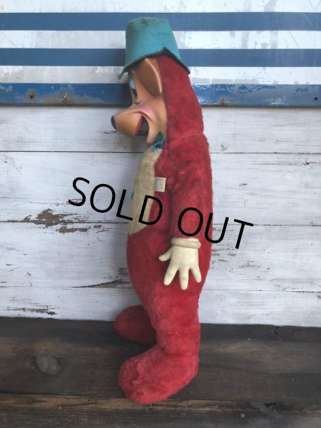 画像5: 50s Vintage Knickerbocker Huckleberry Hound BIG SIZE!! 66cm (T464) (5)
