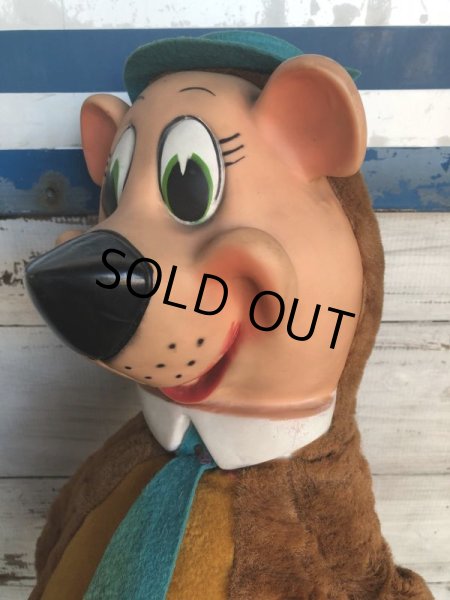 画像8: 50s Vintage Knickerbocker Yogi Bear BIG SIZE!! 66cm (T465) (8)