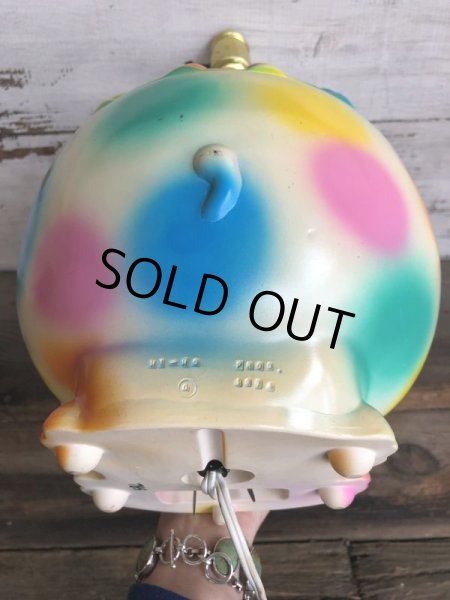 画像10: 70s Vintage Polka Dot Elephant Psychedelic Lamp (T468) (10)