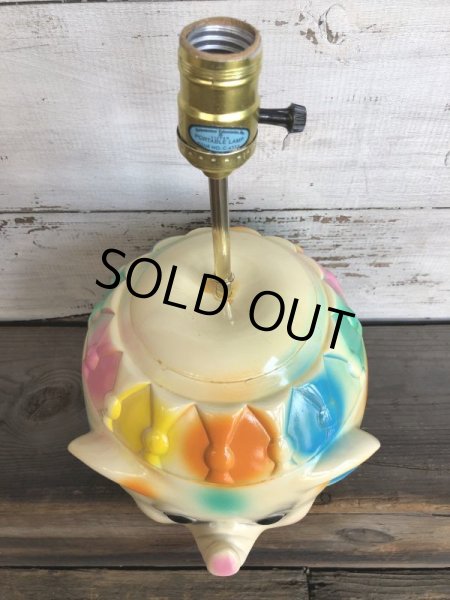 画像8: 70s Vintage Polka Dot Elephant Psychedelic Lamp (T468) (8)