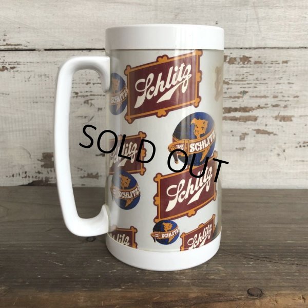 画像1: 70s Vintage Thermo-Sew Beer Mug Schlitz (T474) (1)