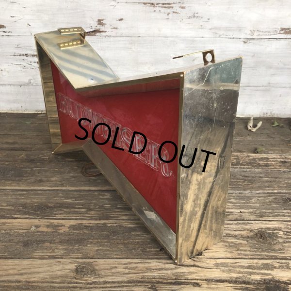 画像5: Vintage Anheuser Busch Budweiser Red Bowtie Store Display Light Sign (T475) (5)