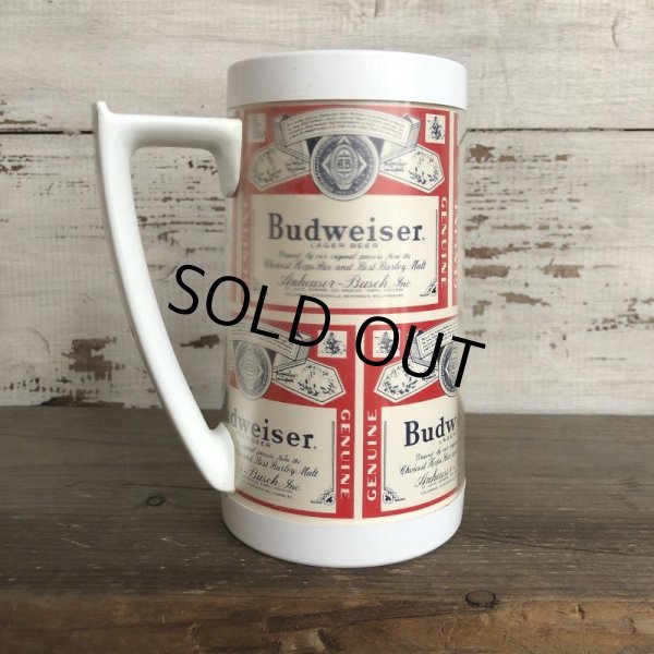 画像1: 70s Vintage Thermo-Sew Beer Mug Budweiser (T472) (1)