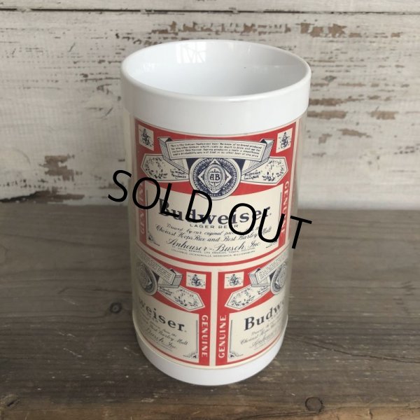 画像2: 70s Vintage Thermo-Sew Beer Mug Budweiser (T472) (2)