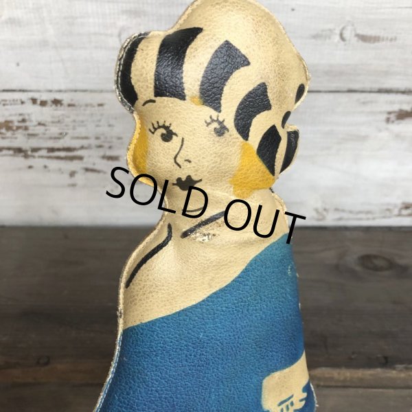 画像4: 20s Antique Gasoline Alley Comic Strip Character Oil Cloth Doll (T479) (4)