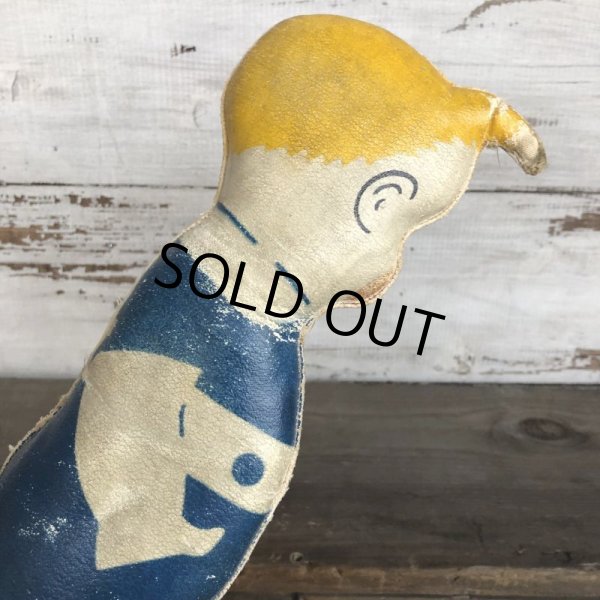 画像8: 20s Antique Gasoline Alley Comic Strip Character Oil Cloth Doll (T477) (8)