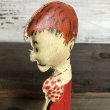 画像5: 20s Antique Gasoline Alley Comic Strip Character Oil Cloth Doll (T480) (5)