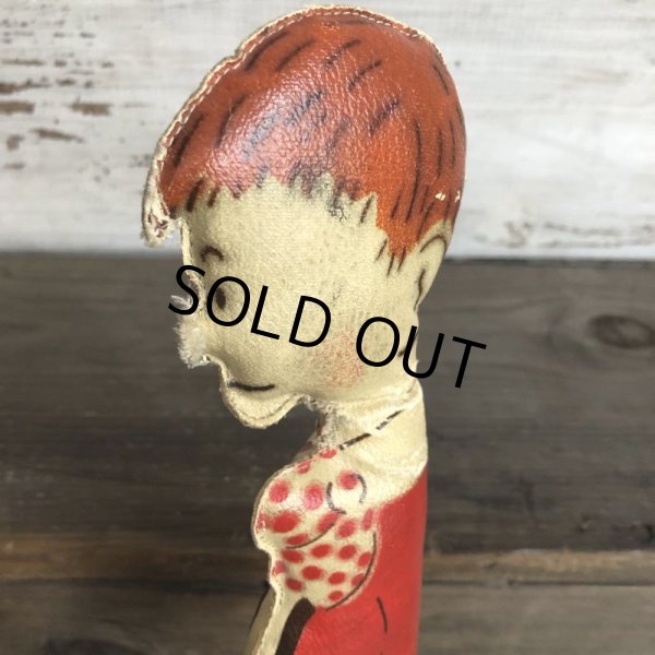 画像5: 20s Antique Gasoline Alley Comic Strip Character Oil Cloth Doll (T480) (5)